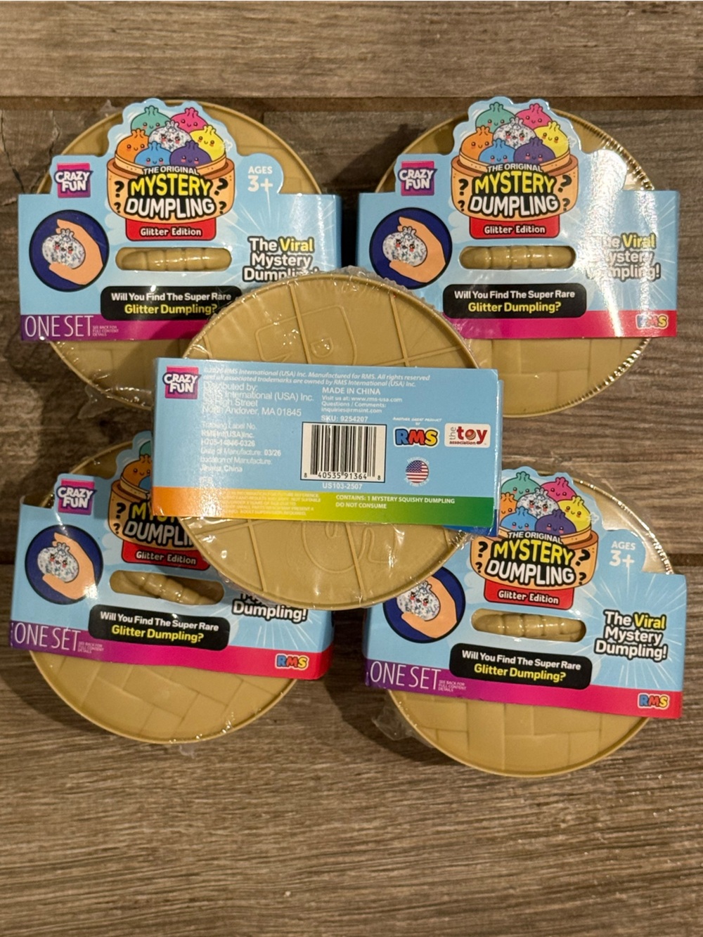 Mystery Dumpling Glitter Edition - Set of 5 Possible rare glitter dumpling. - Picture 5 of 5